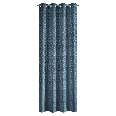 ZASŁONA GOTOWA MANDI 135 X 250 CM GRANATOWY EUROFIRANY ZASŁONA GOTOWA MANDI 135 X 250 CM GRANATOWY EUROFIRANY