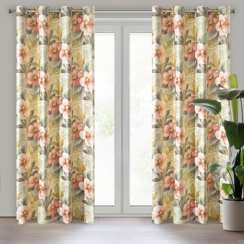ZASŁONA GOTOWA MARIAH 140 X 250 CM KREMOWY EUROFIRANY ZASŁONA GOTOWA MARIAH 140 X 250 CM KREMOWY EUROFIRANY