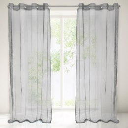 FIRANA GOTOWA ANIKA 140 X 250 CM SZARY EUROFIRANY