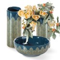 MISA DEKORACYJNA MAYRA1 (1) FI 27 X 10 CM GRANATOWY EUROFIRANY
