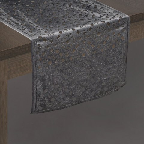 OBRUS PILAR 33 X 180 CM STALOWY EUROFIRANY OBRUS PILAR 33 X 180 CM STALOWY EUROFIRANY