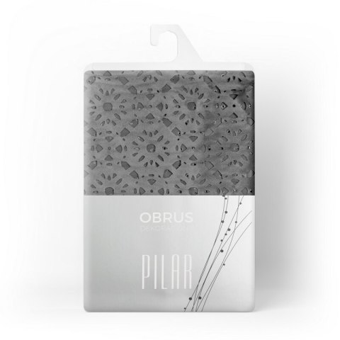 OBRUS PILAR 33 X 180 CM STALOWY EUROFIRANY OBRUS PILAR 33 X 180 CM STALOWY EUROFIRANY