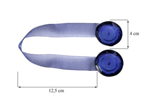 UPINACZ DEKORACYJNY Z MAGNESEM 12.5 CM POPIELATY EUROFIRANY UPINACZ DEKORACYJNY Z MAGNESEM 12.5 CM POPIELATY EUROFIRANY