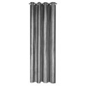 ZASŁONA GOTOWA GLOSSY 140 X 250 CM CZARNY EUROFIRANY
