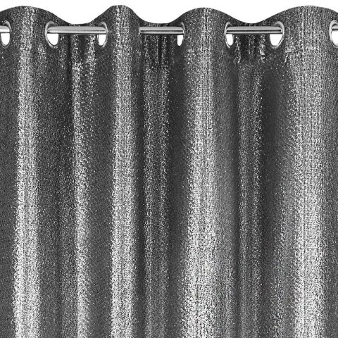 ZASŁONA GOTOWA GLOSSY 140 X 250 CM CZARNY EUROFIRANY ZASŁONA GOTOWA GLOSSY 140 X 250 CM CZARNY EUROFIRANY