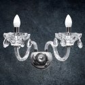 LAMPA KIRA (02) O 42 X 23 CM SREBRNY EUROFIRANY