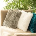 POSZEWKA SHAGGY 2 40 X 40 CM STALOWY EUROFIRANY