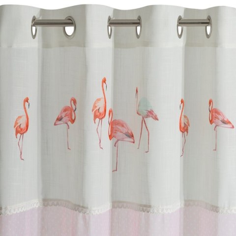 ZASŁONA GOTOWA FLAMINGO 140 X 250 CM JASNORÓŻOWY EUROFIRANY ZASŁONA GOTOWA FLAMINGO 140 X 250 CM JASNORÓŻOWY EUROFIRANY