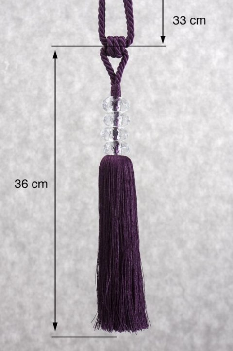 SZNUR DEKORACYJNY 253 69 CM FIOLETOWY EUROFIRANY SZNUR DEKORACYJNY 253 69 CM FIOLETOWY EUROFIRANY