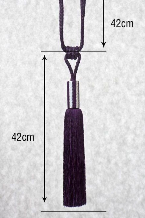 SZNUR DEKORACYJNY VICKY 84 CM FIOLETOWY EUROFIRANY SZNUR DEKORACYJNY VICKY 84 CM FIOLETOWY EUROFIRANY