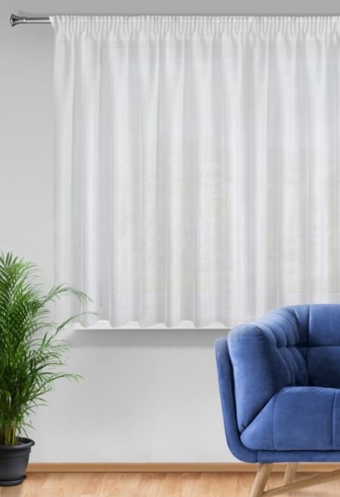 FIRANA GOTOWA REBECCA NA TAŚMIE 300 X 150 CM BIAŁY EUROFIRANY FIRANA GOTOWA REBECCA NA TAŚMIE 300 X 150 CM BIAŁY EUROFIRANY