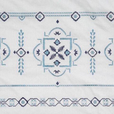 KOMPLET POŚCIELI SATYNOWEJ HAFT 220 X 200 CM BIAŁY EUROFIRANY KOMPLET POŚCIELI SATYNOWEJ HAFT 220 X 200 CM BIAŁY EUROFIRANY
