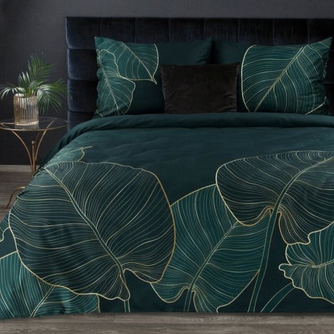 KOMPLET POŚCIELI SATYNOWEJ PREMIUM 5 160 X 200 CM TURKUSOWY EUROFIRANY KOMPLET POŚCIELI SATYNOWEJ PREMIUM 5 160 X 200 CM TURKUSOWY EUROFIRANY
