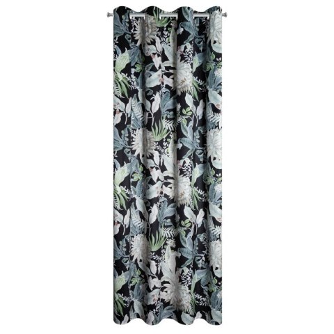 ZASŁONA GOTOWA SALLY 140 X 270 CM CZARNY EUROFIRANY ZASŁONA GOTOWA SALLY 140 X 270 CM CZARNY EUROFIRANY