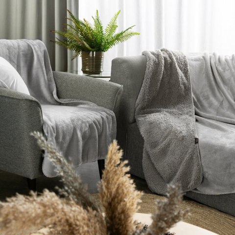 KOC TEDY 150 X 200 CM SREBRNY EUROFIRANY KOC TEDY 150 X 200 CM SREBRNY EUROFIRANY