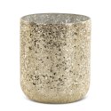 SZKŁO DEKORACYJNE MELIA (03) O 20 X 17 CM ZŁOTY EUROFIRANY