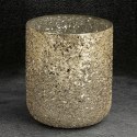 SZKŁO DEKORACYJNE MELIA (03) O 20 X 17 CM ZŁOTY EUROFIRANY
