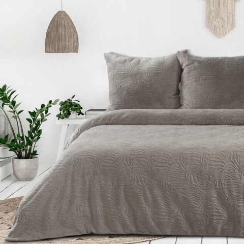 KOMPLET POŚCIELI FLANO 220 X 200 CM BEŻOWY EUROFIRANY KOMPLET POŚCIELI FLANO 220 X 200 CM BEŻOWY EUROFIRANY