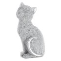 FIGURKA DEKORACYJNA ELDO 7 X 6 X 15 CM SREBRNY EUROFIRANY