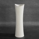 WAZON DEKORACYJNY RISO 11 X 7 X 40 CM KREMOWY EUROFIRANY