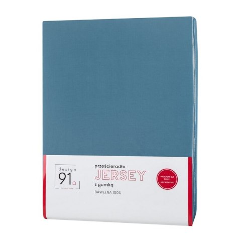 PRZEŚCIERADŁO Z GUMKĄ JERSEY D91 240 X 220 X 30 CM NIEBIESKI EUROFIRANY PRZEŚCIERADŁO Z GUMKĄ JERSEY D91 240 X 220 X 30 CM NIEBIESKI EUROFIRANY