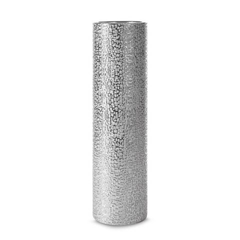 WAZON DEKORACYJNY RISO FI 11 X 40 CM SREBRNY EUROFIRANY WAZON DEKORACYJNY RISO FI 11 X 40 CM SREBRNY EUROFIRANY