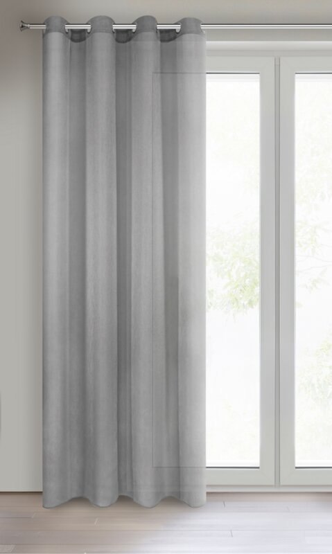 FIRANA GOTOWA REBECCA 140 X 250 CM STALOWY EUROFIRANY FIRANA GOTOWA REBECCA 140 X 250 CM STALOWY EUROFIRANY