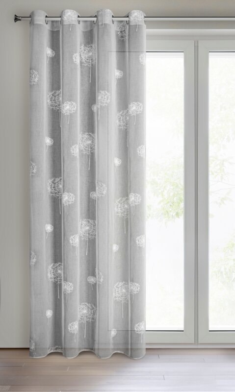 FIRANA GOTOWA SABINE 140 X 250 CM STALOWY EUROFIRANY FIRANA GOTOWA SABINE 140 X 250 CM STALOWY EUROFIRANY