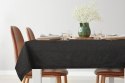 OBRUS STELLA 1 40 X 140 CM CZARNY EUROFIRANY