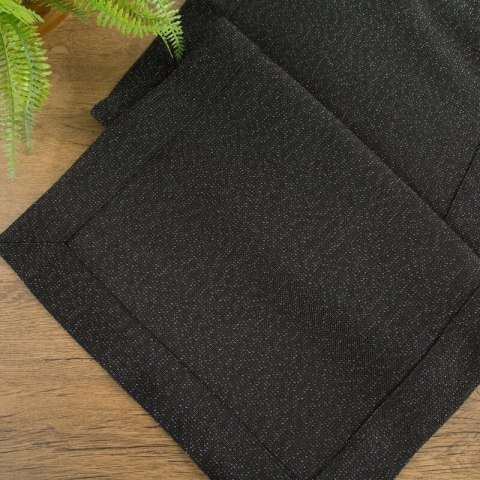 OBRUS STELLA 1 40 X 140 CM CZARNY EUROFIRANY OBRUS STELLA 1 40 X 140 CM CZARNY EUROFIRANY