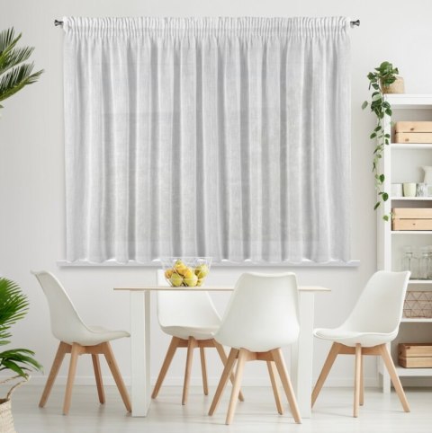 FIRANA GOTOWA CARLA NA TAŚMIE 300 X 145 CM BIAŁY EUROFIRANY FIRANA GOTOWA CARLA NA TAŚMIE 300 X 145 CM BIAŁY EUROFIRANY