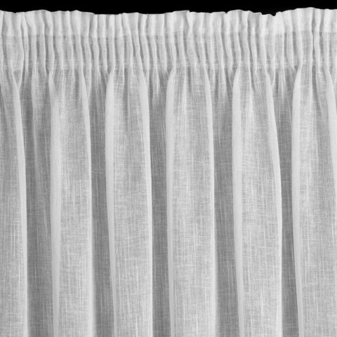 FIRANA GOTOWA CARLA NA TAŚMIE 300 X 145 CM BIAŁY EUROFIRANY FIRANA GOTOWA CARLA NA TAŚMIE 300 X 145 CM BIAŁY EUROFIRANY