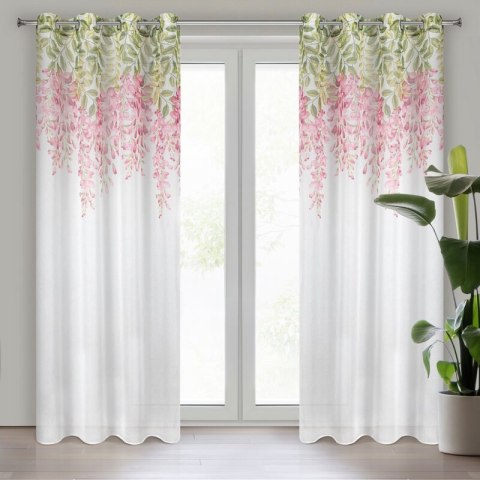 FIRANA GOTOWA JULIETA 140 X 250 CM BIAŁY EUROFIRANY FIRANA GOTOWA JULIETA 140 X 250 CM BIAŁY EUROFIRANY