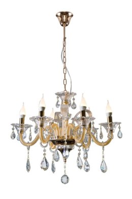 LAMPA GLITTER (2) O 70 X 52 CM ZŁOTY EUROFIRANY