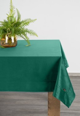 OBRUS VELVET 145 X 350 CM CIEMNOZIELONY EUROFIRANY