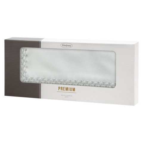 OBRUS ELIMA 40 X 180 CM BIAŁY EUROFIRANY OBRUS ELIMA 40 X 180 CM BIAŁY EUROFIRANY