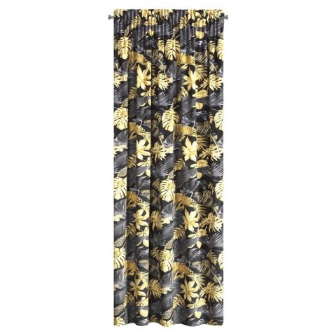 ZASŁONA GOTOWA BLER NA TAŚMIE 140 X 270 CM CZARNY EUROFIRANY ZASŁONA GOTOWA BLER NA TAŚMIE 140 X 270 CM CZARNY EUROFIRANY