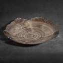 SZKLANA MISA DEKORACYJNA PARI (03) 40 X 39 X 7 CM BRĄZOWY EUROFIRANY