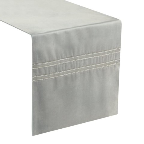 OBRUS GLEN 3 35 X 140 CM SREBRNY EUROFIRANY OBRUS GLEN 3 35 X 140 CM SREBRNY EUROFIRANY