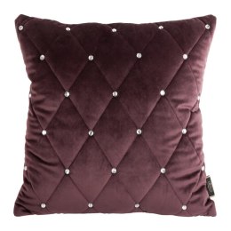 POSZEWKA VELVET 37 45 X 45 CM CIEMNOFIOLETOWY EUROFIRANY
