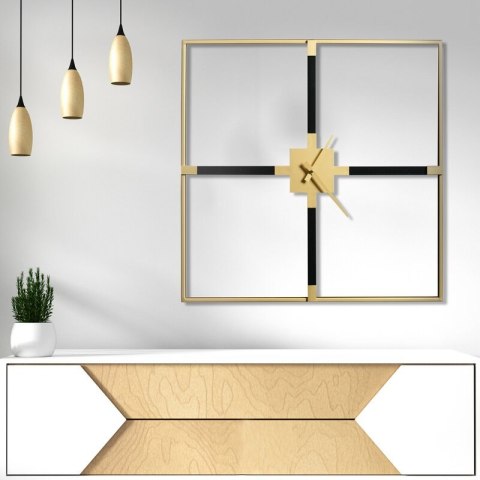 ZEGAR DEKORACYJNY 24 80 X 80 X 5 CM CZARNY EUROFIRANY ZEGAR DEKORACYJNY 24 80 X 80 X 5 CM CZARNY EUROFIRANY