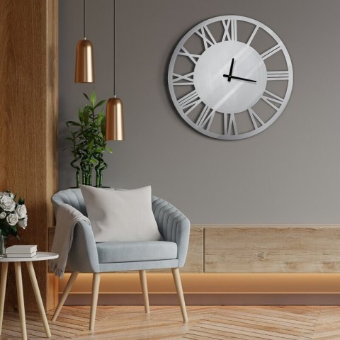 ZEGAR DEKORACYJNY 32 O 60 X 5 CM STALOWY EUROFIRANY ZEGAR DEKORACYJNY 32 O 60 X 5 CM STALOWY EUROFIRANY