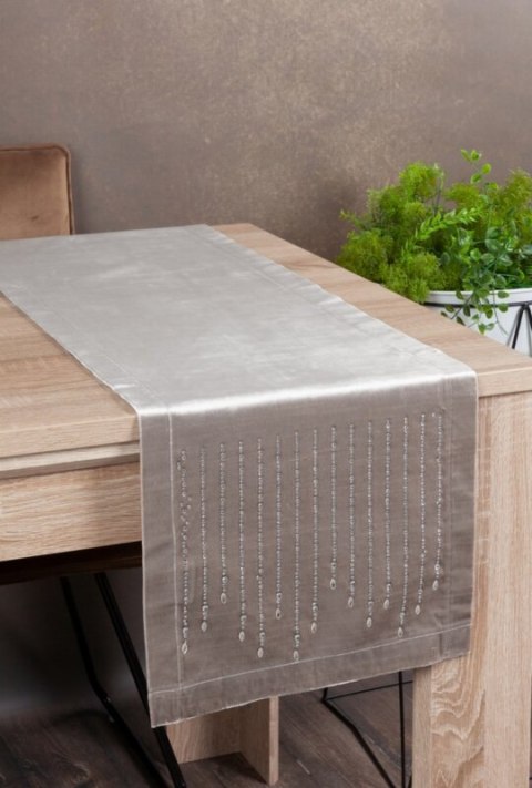 OBRUS ROYAL 3 35 X 140 CM BEŻOWY EUROFIRANY OBRUS ROYAL 3 35 X 140 CM BEŻOWY EUROFIRANY