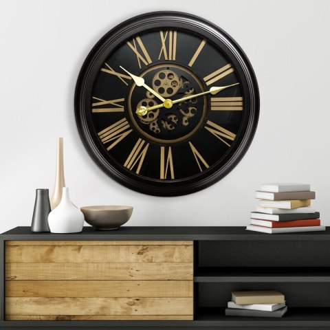 ZEGAR DEKORACYJNY 12 64 X 11 X 64 CM CZARNY EUROFIRANY ZEGAR DEKORACYJNY 12 64 X 11 X 64 CM CZARNY EUROFIRANY