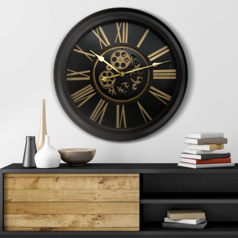 ZEGAR DEKORACYJNY 12 64 X 11 X 64 CM CZARNY EUROFIRANY ZEGAR DEKORACYJNY 12 64 X 11 X 64 CM CZARNY EUROFIRANY