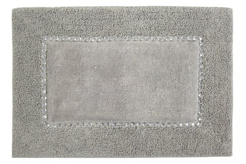 DYWANIK ŁAZIENKOWY CHIC 50 X 70 CM SREBRNY EUROFIRANY DYWANIK ŁAZIENKOWY CHIC 50 X 70 CM SREBRNY EUROFIRANY