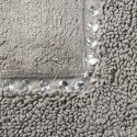 DYWANIK ŁAZIENKOWY CHIC 60 X 90 CM SREBRNY EUROFIRANY