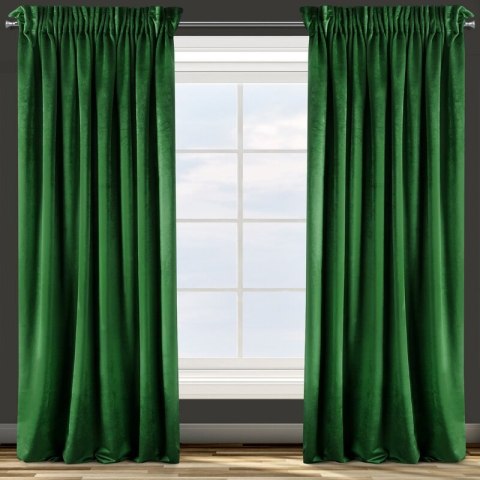 ZASŁONA GOTOWA D91 TAYLOR NA TAŚMIE 140 X 270 CM ZIELONY EUROFIRANY ZASŁONA GOTOWA D91 TAYLOR NA TAŚMIE 140 X 270 CM ZIELONY EUROFIRANY