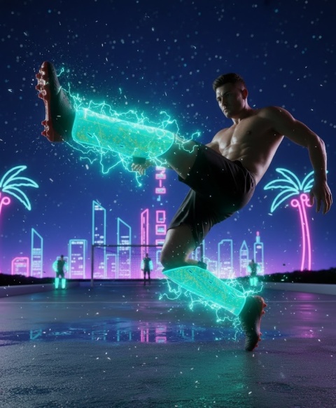 Ochraniacze „Neonowy Mur”