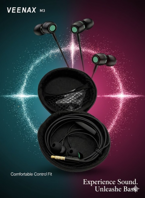 Słuchawki Veenax M3: Bo kable to stabilność, a dźwięk to pasja